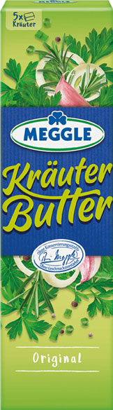 Beim MEGGLE Kräuter-Butter Marken Produkt sparen