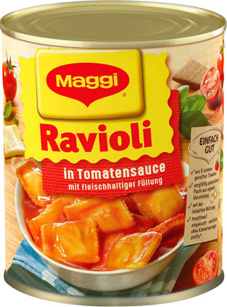 Beim MAGGI Ravioli Marken Produkt sparen