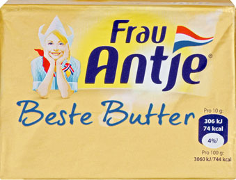 Beim FRAU ANTJE Beste Butter Marken Produkt sparen