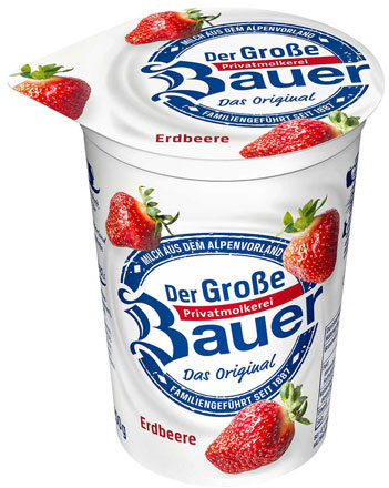 Beim BAUER Der Große Bauer Fruchtjoghurt Marken Produkt sparen
