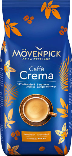 Beim MÖVENPICK Café Crema Marken Produkt sparen