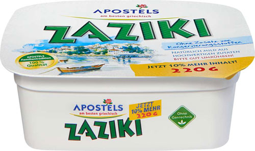 Beim APOSTELS Zaziki Marken Produkt sparen